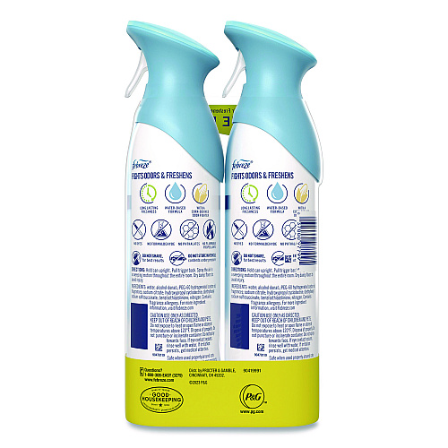 Febreze AIR, Linen and Sky, 8.8 oz Aerosol Spray, 2/Pack, 3 Packs/Carton (17340)
