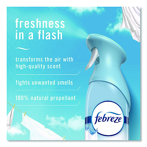 Febreze AIR, Linen and Sky, 8.8 oz Aerosol Spray, 2/Pack, 3 Packs/Carton (17340)
