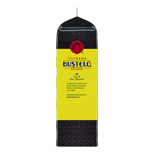 Cafe Bustelo Supreme Espresso-Style Whole Bean Coffee, Dark Roast, 2 lb Bag (01800)
