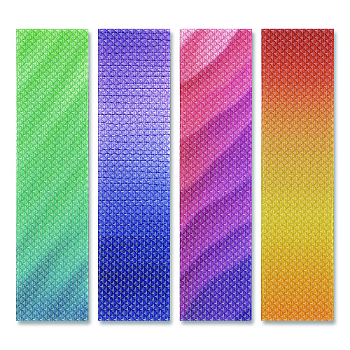 The Pencil Grip Bumpy Gradient Zen Strips, Ages 6 and Up, Assorted Colors, 4/Pack (854)
