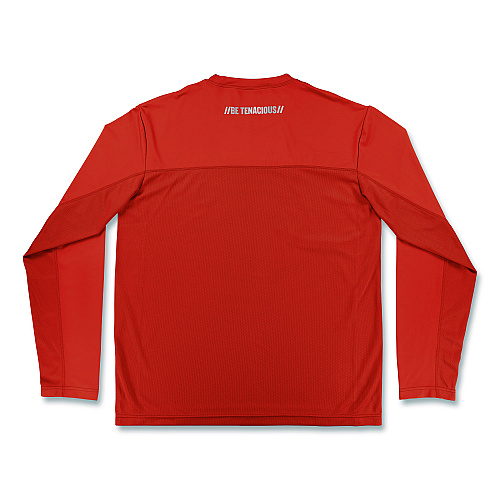 ergodyne Chill-Its 6689 Cooling Long Sleeve Sun Shirt with UV Protection, Large, Orange (12179)