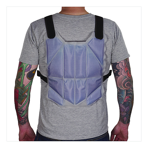 ergodyne Chill-Its 6210 Phase Change Cooling Ice Vest, Nylon/Phase Change, One Size Fits Most, Blue (12222)