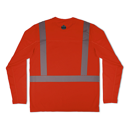 ergodyne Chill-Its 6688 Type R Class 2 Cooling Hi-Vis Sun Shirt with UV Protection, Medium, Orange (12231)