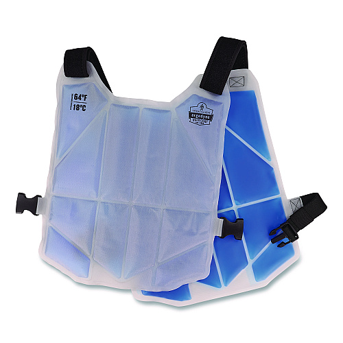 ergodyne Chill-Its 6671 Heat Stress Prevention Kit, 2 Towels, Vest, 17 qt Cooler (12339)