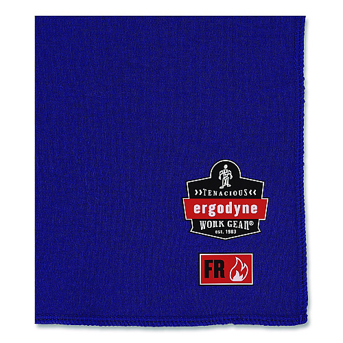 ergodyne Chill-Its 6606FR FR Cooling Towel, Modacrylic Knit, One Size Fits Most, Blue (12437)