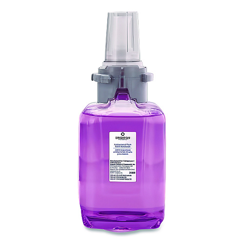 Brighton Professional Antibacterial Foaming Hand Soap Refill for ADX-7 Dispenser, Plum Scent, 700 mL, 4/Carton (BPR50956)