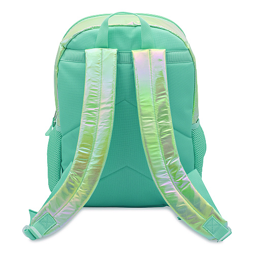 Accessory Innovations Iridescent Cat Backpack, 12" x 5" x 16", Iridescent Aqua (B23GC55603ST)