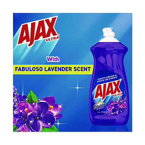 Ajax Dish Detergent, Fabuloso Scent, 28 oz Bottle, 9/Carton (61037540CT)