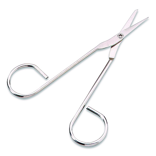 First Aid Only First Aid Scissors, 4.5" Long, Straight Nickel Handle (813161)