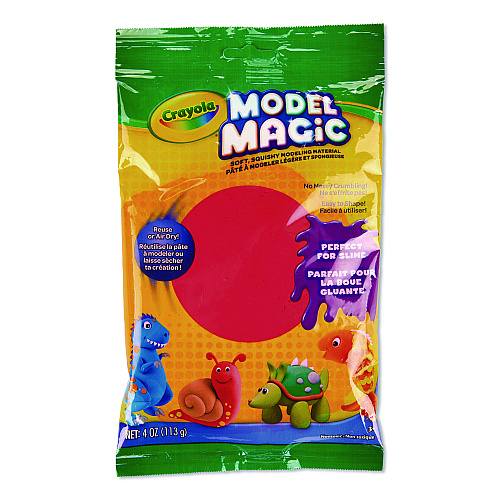 Crayola Model Magic Modeling Compound, Red, 4 oz Packet (574438)