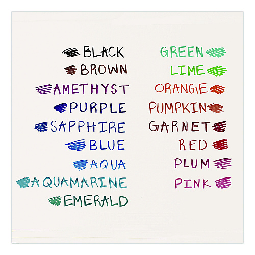 Paper Mate Flair Dual Porous Point Pen, Stick, Medium 0.7 mm Bullet, Pressure-Sensitive Brush, Assorted Ink and Barrel Colors, 8/Pack (2181604)