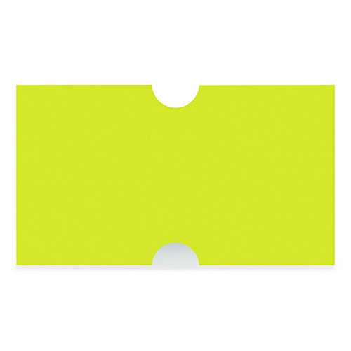 Garvey Punch-Hole Lavel, 0.83 x 0.47, Yellow, 1,000/Roll, 8 Rolls/Pack (211231510)