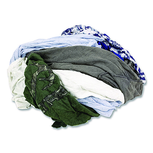 HOSPECO Reclaimed Colored Knits - T-Shirt/Polo, Assorted Sizes and Colors, 25 lb/Box (13525)
