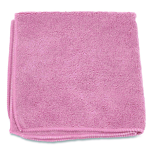 Boardwalk Microfiber Cloths, 12 x 12, Pink, 12/Pack (12PINCLOTH)