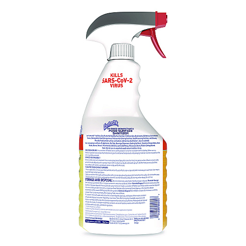 Fantastik&reg; No-Rinse Food Surface Sanitizer Disinfectant, 32 oz Trigger Spray, 8 Bottles (354125)