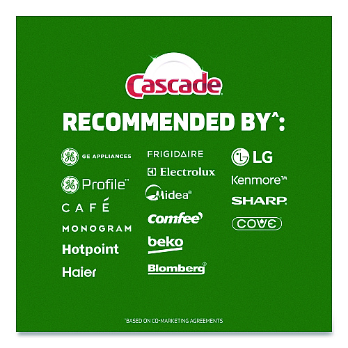 Cascade Complete ActionPacs, Fresh Scent, 4 Pods/Pack, 30 Packs/Carton (17626)