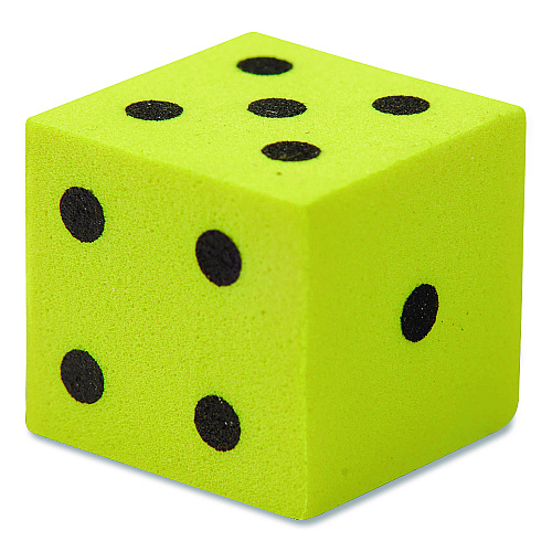 Learning Resources Soft Foam Dot Dice, Grades Pre-K to 1, 200 Pieces (LER6351)