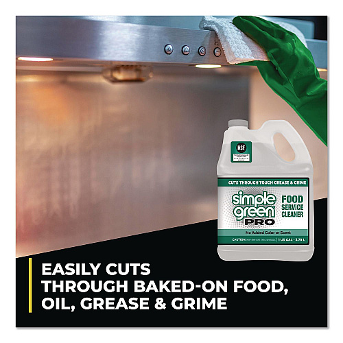 simple green Pro Food Service Cleaner, 1 gal Bottle, 4/Carton (0601128)
