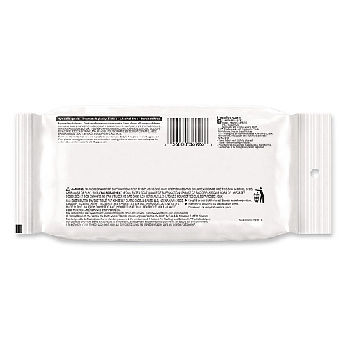 Huggies Natural Care Sensitive Baby Wipes, 6.6 x 6.86, Unscented, White, 16/Pack, 16 Packs/Carton (40706)