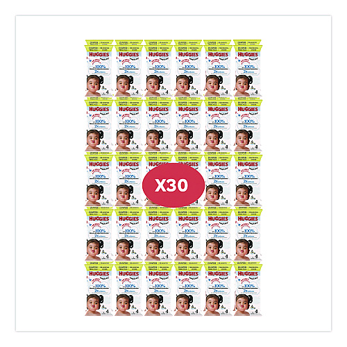 Huggies Snug and Dry, Size 4, 22 lbs to 37 lbs, Disney Design, 3 Diapers/Pack, 30 Packs/Carton (57030)