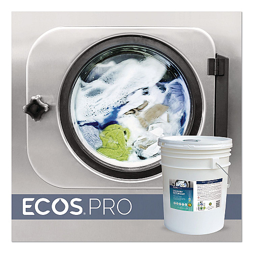 ECOS PRO Laundry Detergent Liquid, Free and Clear, 5 gal Pail (PL976405)