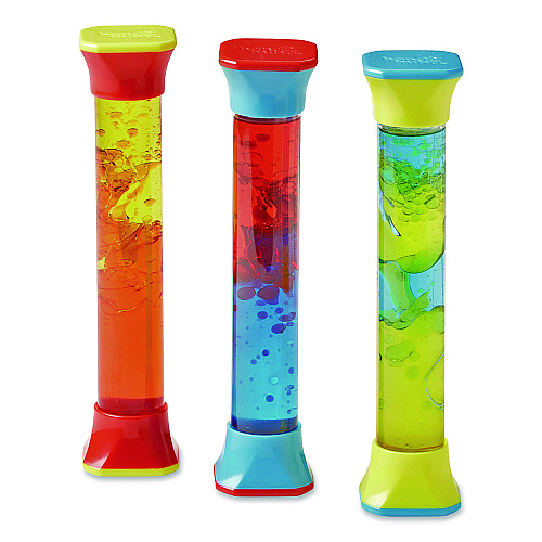 hand2mind ColorMix Sensory Tubes, Ages 3 and Up, Assorted Colors, 3 Pieces (93386)