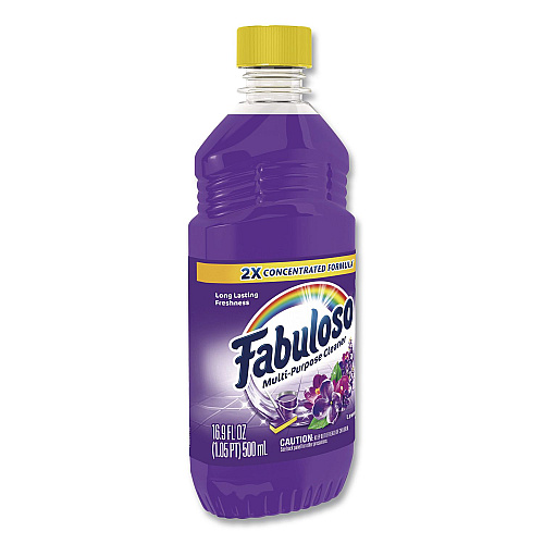 Fabuloso Multi-Use Cleaner, Lavender Scent, 16.9 oz Bottle, 24/Carton (53105)