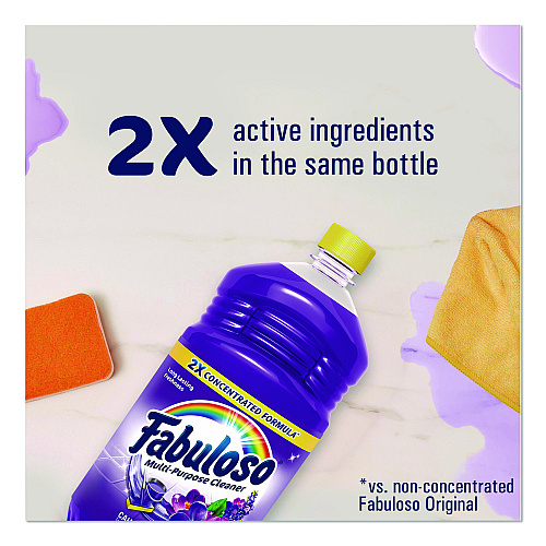 Fabuloso Multi-Use Cleaner, Lavender Scent, 16.9 oz Bottle, 24/Carton (53105)