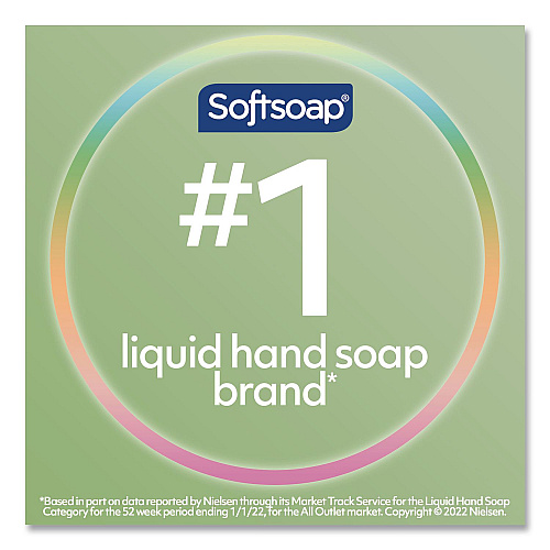 Softsoap Antibacterial Liquid Hand Soap Refill, Fresh Scent, 50 oz, Green, 3/Carton (61048193)