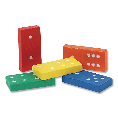 Learning Resources Double-Six Dominoes in Bucket, 2 to 4 Players, Grades K to 4, 168 Pieces (LER0287)