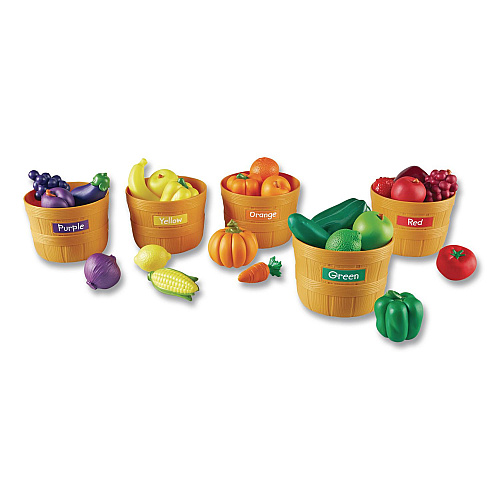 Learning Resources Farmer's Market Color Sorting Set, Pre-K to K, 30 Pieces (LER3060)