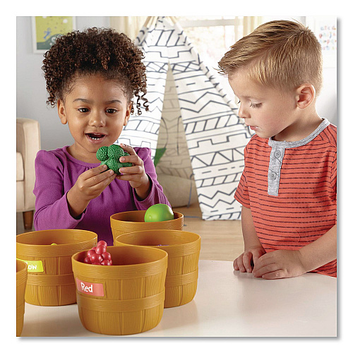 Learning Resources Farmer's Market Color Sorting Set, Pre-K to K, 30 Pieces (LER3060)
