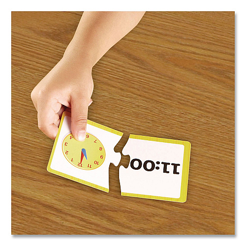 Learning Resources Time Activity Set, 1 to 12 Players, Grades K to 1, 41 Pieces (LER3220)