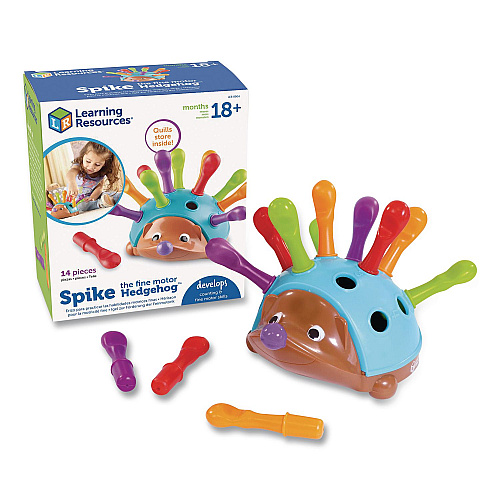 Learning Resources Spike the Fine Motor Hedgehog, Pre-K, 14 Pieces (LER8904)