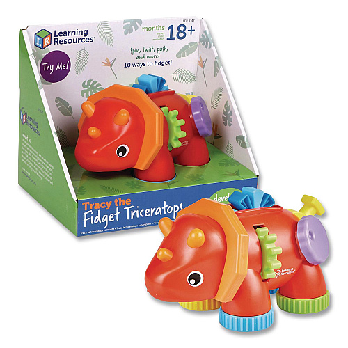 Learning Resources Tracy the Fidget Triceratops, Pre-K to K (LER9147)