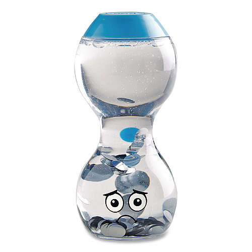 hand2mind Express Your Feelings Sensory Bottles, Ages 18 Months and Up, Assorted Colors, 4 Pieces (96242)