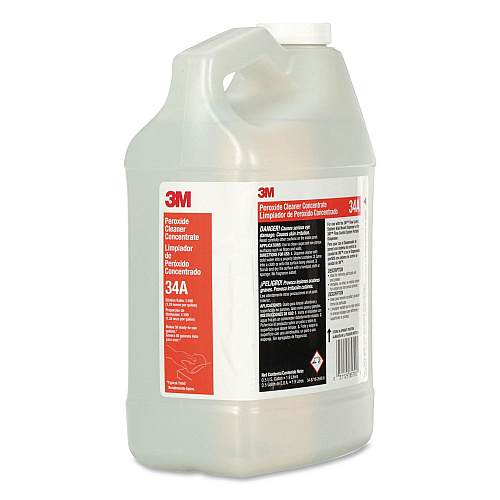 3M Peroxide Cleaner Concentrate, 0.5 gal, 4/Carton (34A)