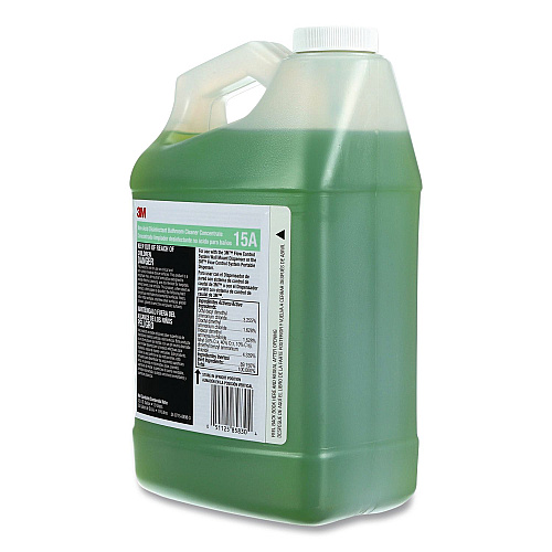 3M Non-Acid Disinfectant Bathroom Cleaner Concentrate, 0.5 gal Bottle, 4/Carton (15A)