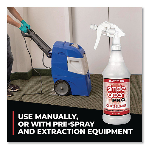 simple green Pro Carpet Cleaner Ready-To-Use, 32 oz Spray Bottle, 12/Carton (0506032)