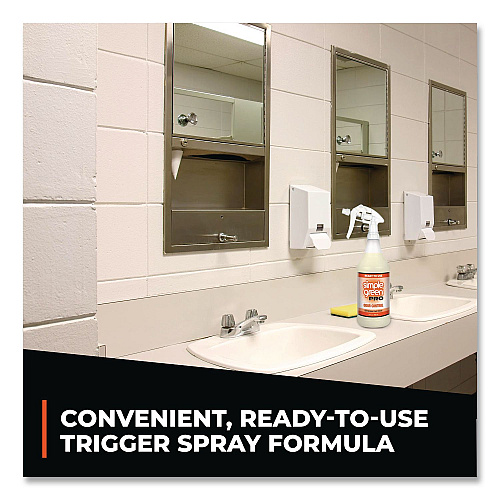 simple green Pro Odor Control Ready-To-Use, Herbal, 32 oz Spray Bottle, 12/Carton (0704032)