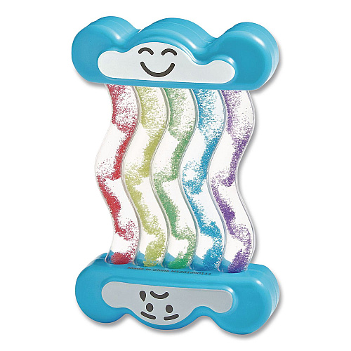 hand2mind My Feelings Rainbow Fidget Tube, Ages 3 and Up, Blue (94489)