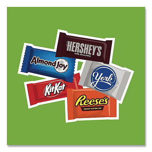 Hershey's Assortment Milk Chocolate/Mar's Chocolate Favorites, 30.22 oz Bag and 62.6 oz Bag/Carton (60004054)