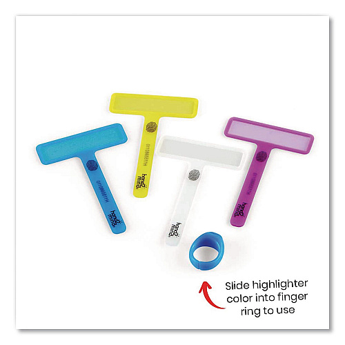 hand2mind FingerFocus Highlighter, Grades Pre-K to 5, 30 Pieces (91496)