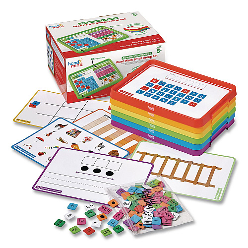 hand2mind Advancing Phonics Word Work Small Group Set, 2 to 6 Players, Grades Pre-K to 2 (96156)