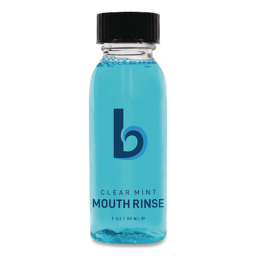 Boardwalk Mouth Rinse, Mint Flavor, 30 mL Bottle, 180/Carton (MWASHMT)