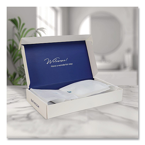 Boardwalk Amenities Kit, Mouth Rinse, Toothbrush, Toothpaste, Body Wash, Shampoo, Low Allergen, 12 Kits/Carton (AMENKITLA)