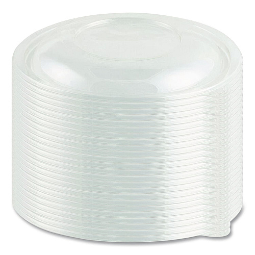 Anchor Packaging Crystal Classics Lid, 7" Diameter x 0.75" h, Clear, Plastic, 150/Carton (4400207)