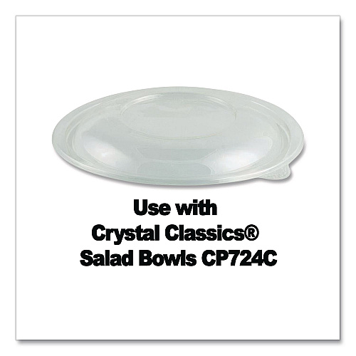 Anchor Packaging Crystal Classics Lid, 7" Diameter x 0.75" h, Clear, Plastic, 150/Carton (4400207)