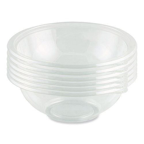Anchor Packaging Crystal Classics Bowl, 24 oz, 7" Diameter x 2.56" h, Clear, Plastic, 150/Carton (4400246)