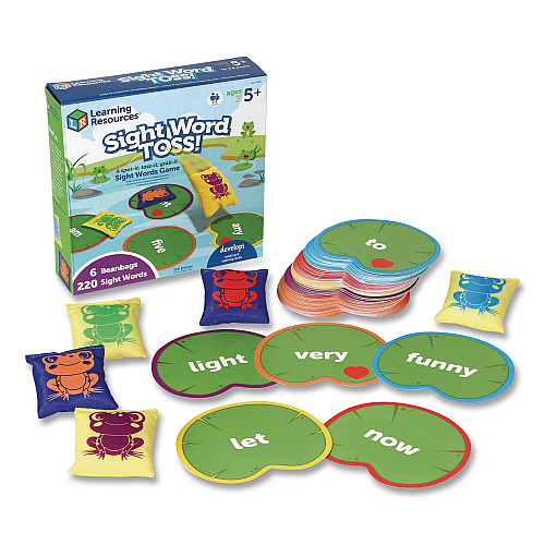 Learning Resources Sight Word Toss, 1 to 6 Players, Grades 1 to 3, 220 Pieces (LER4698)